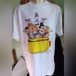 Size large Fred Flintstone New Vintage t-shirt single stitched